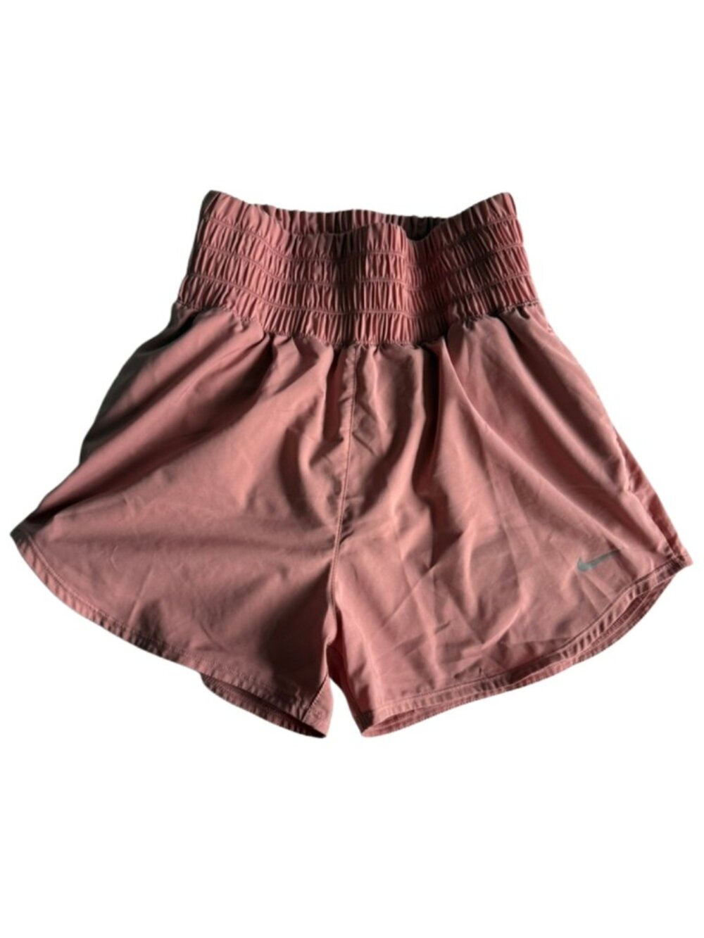Nike One Dri-FIT Ultra High-Waisted Brief-Lined Shorts Rose Pink S